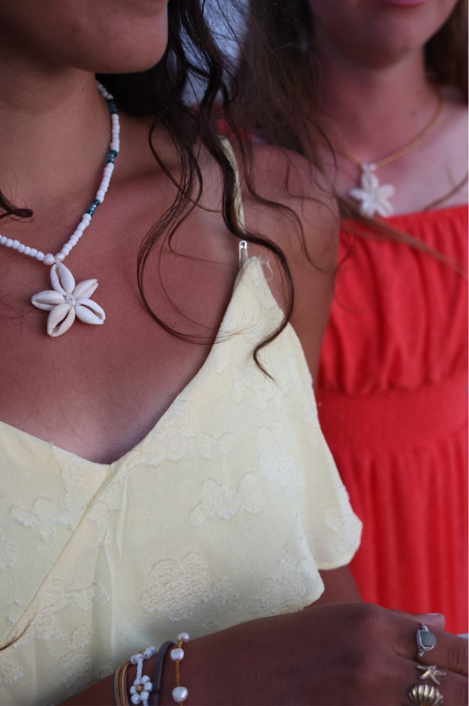 Starfish shell necklace