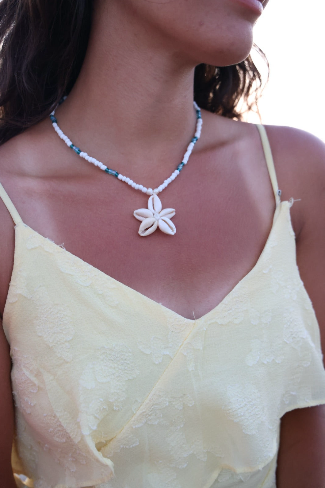 Starfish shell necklace