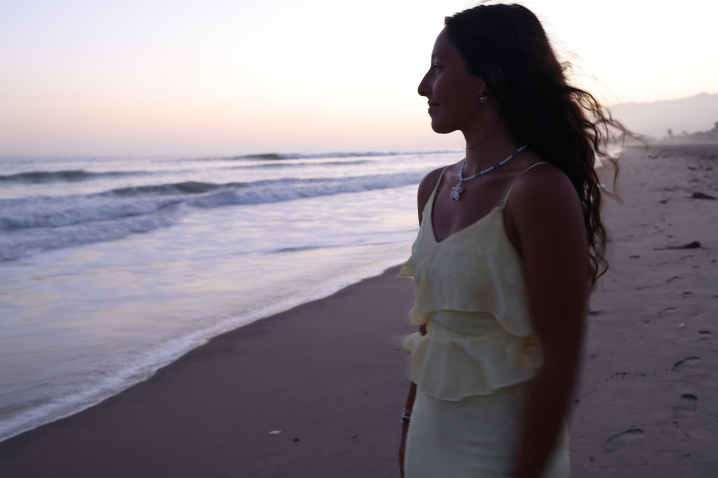 Starfish shell necklace