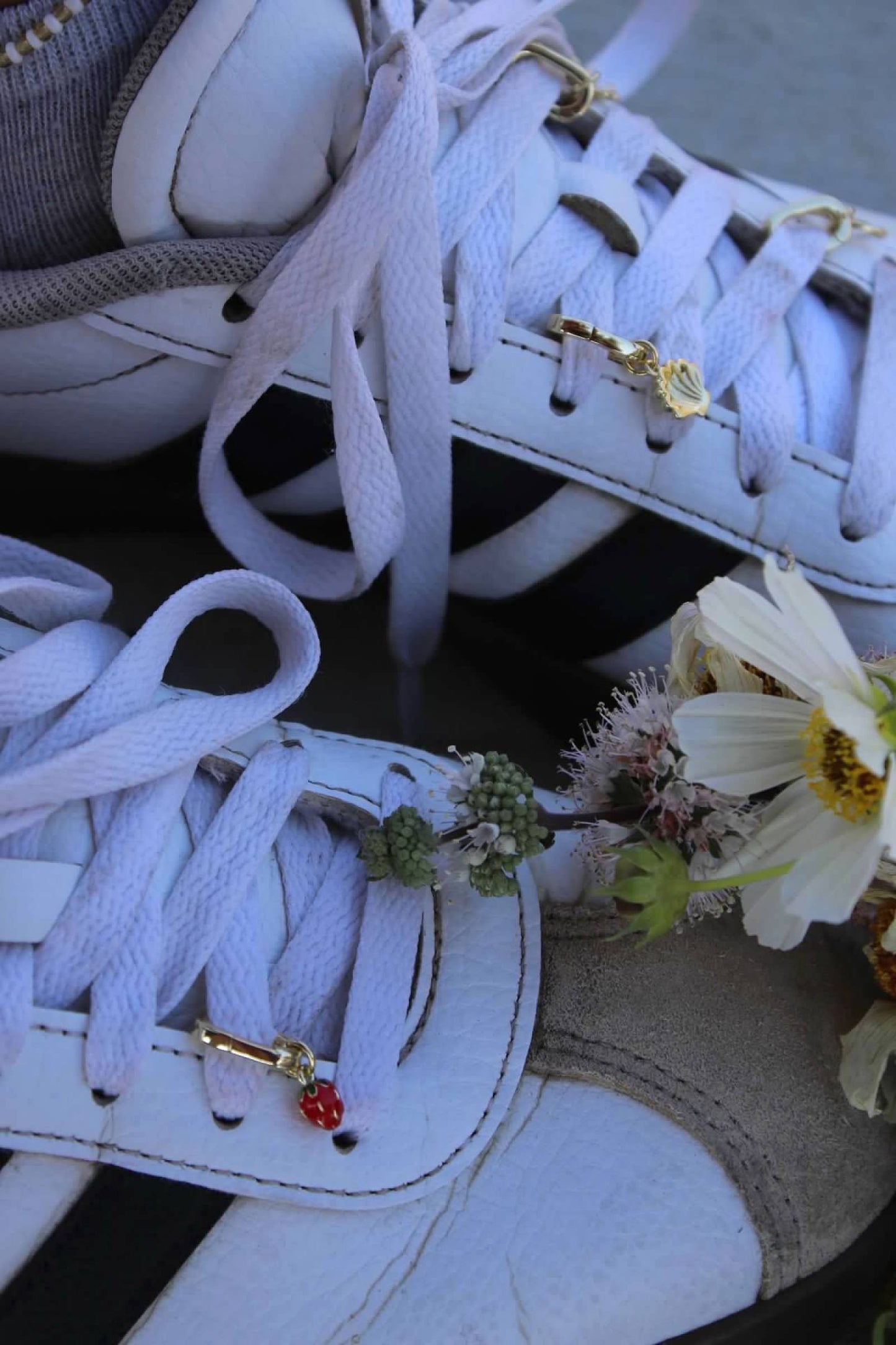 Strawberry shoe charm