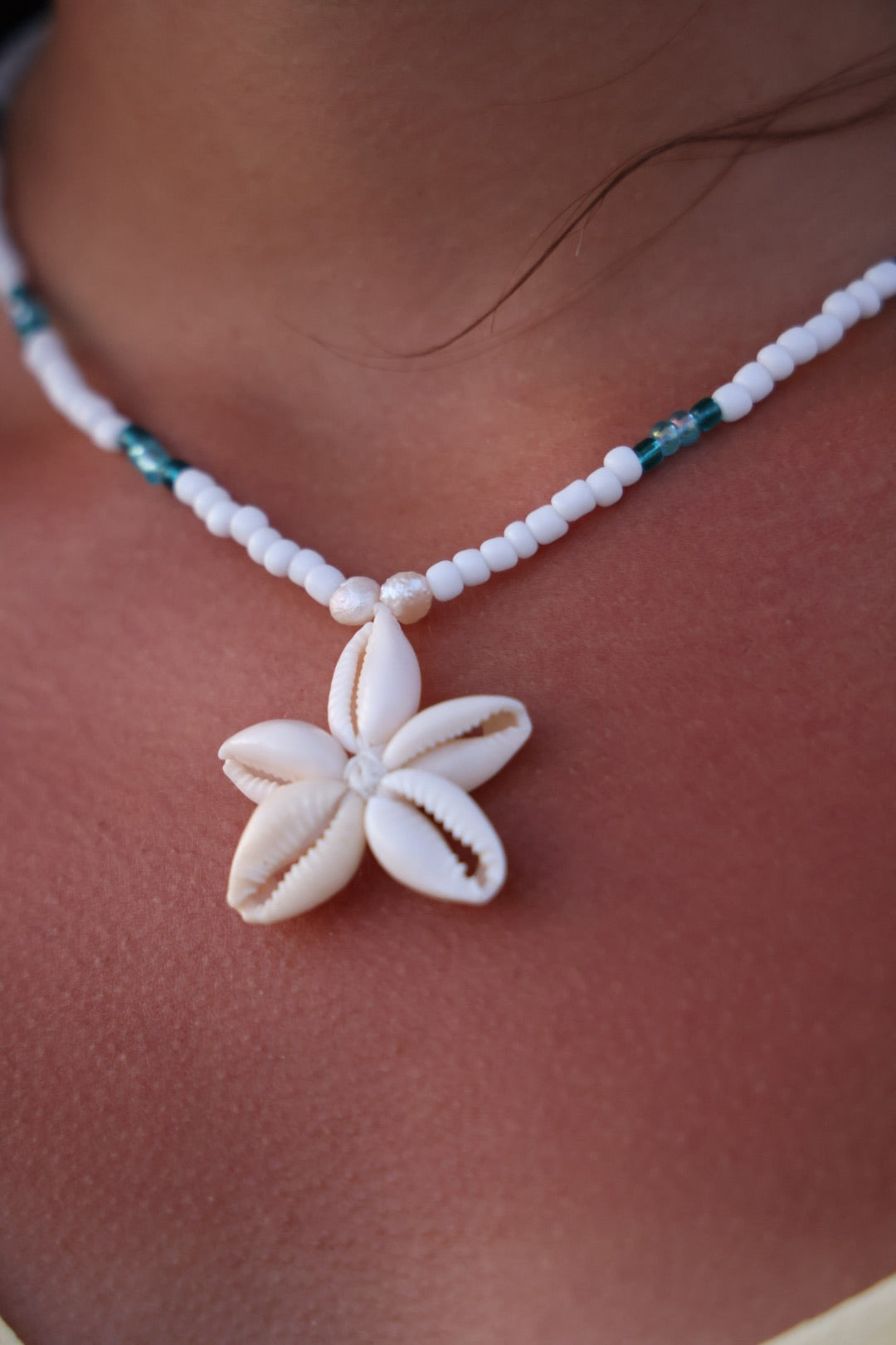 Starfish shell necklace