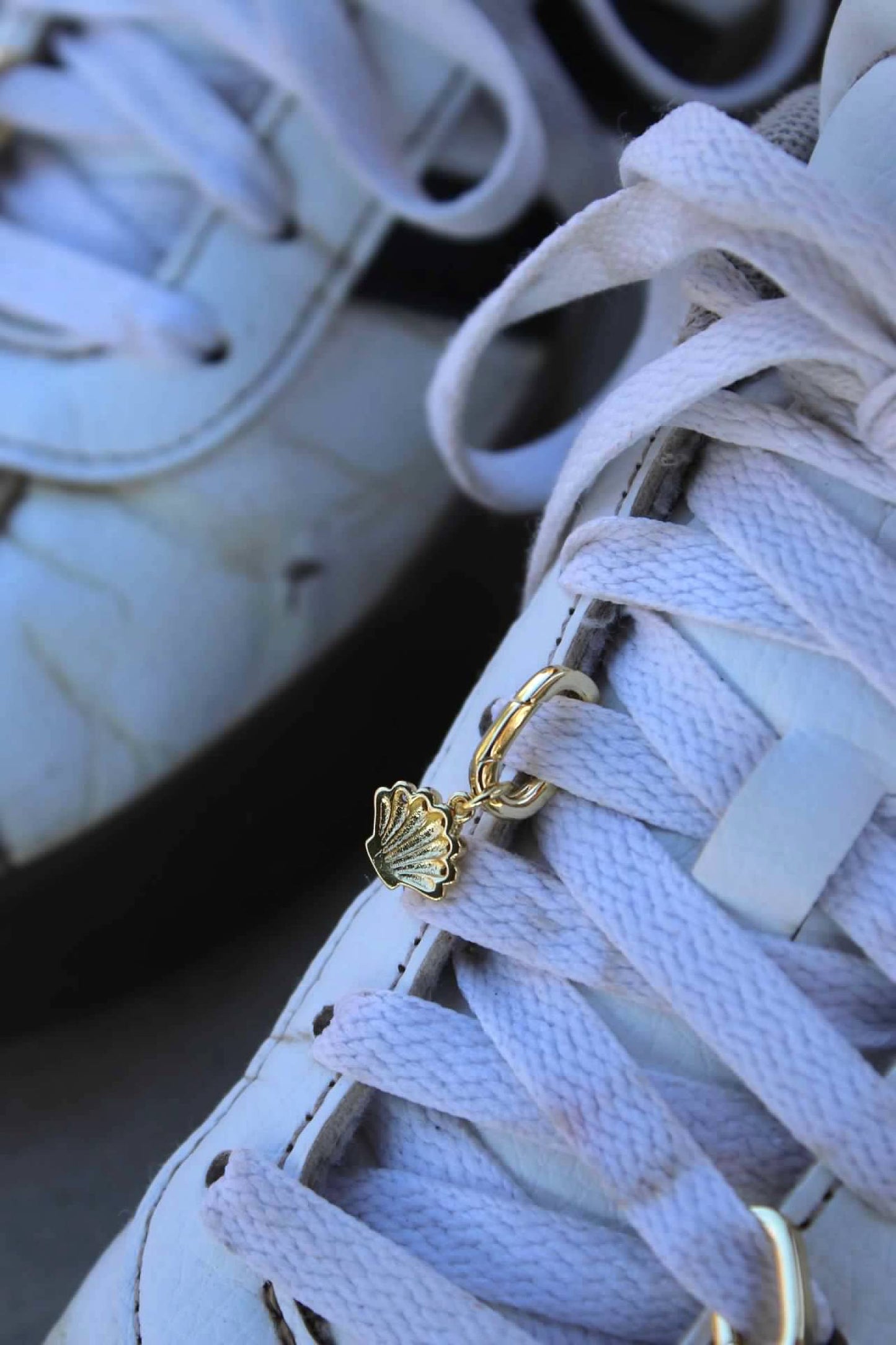 Shell shoe charm