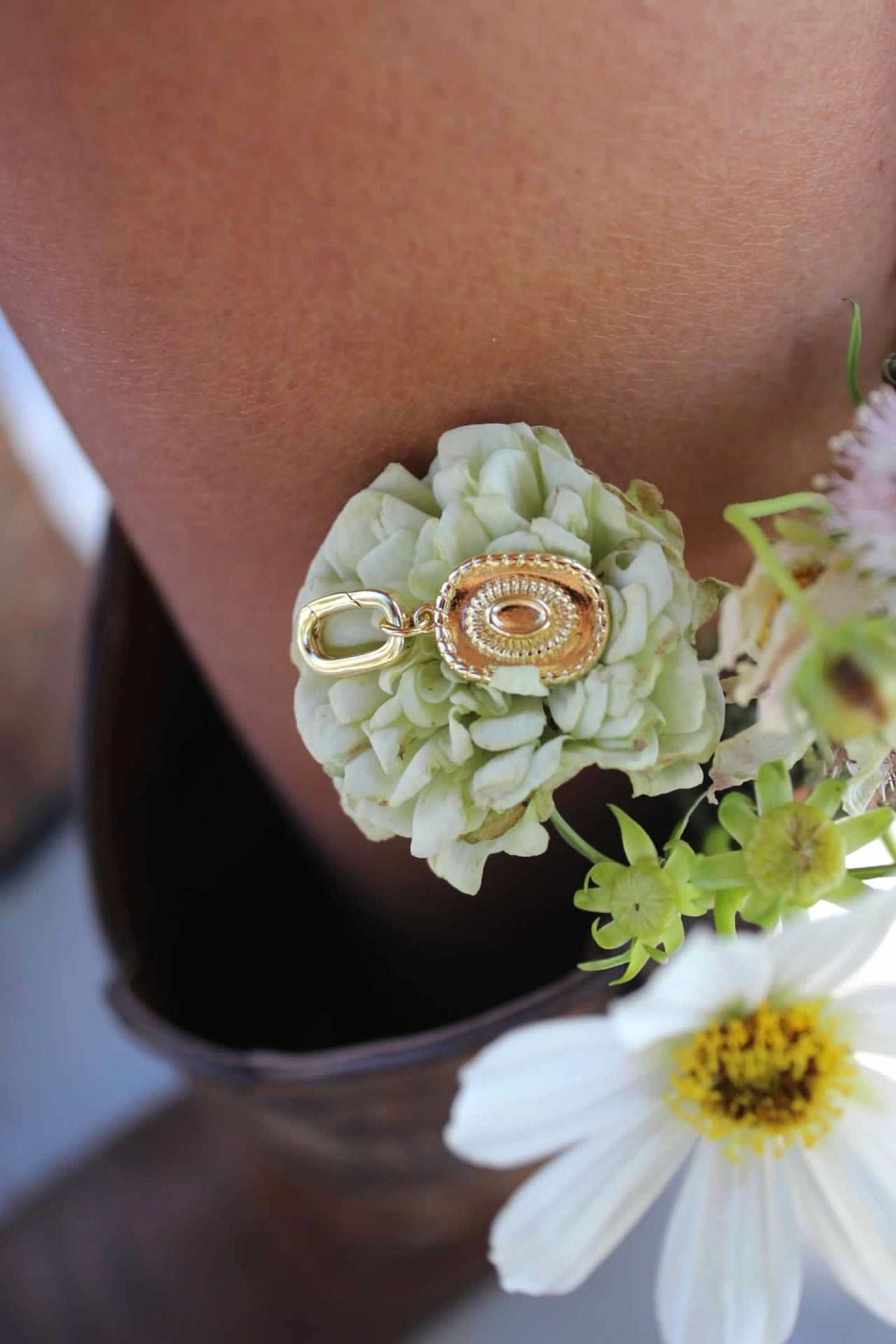 Cowboy hat shoe charm