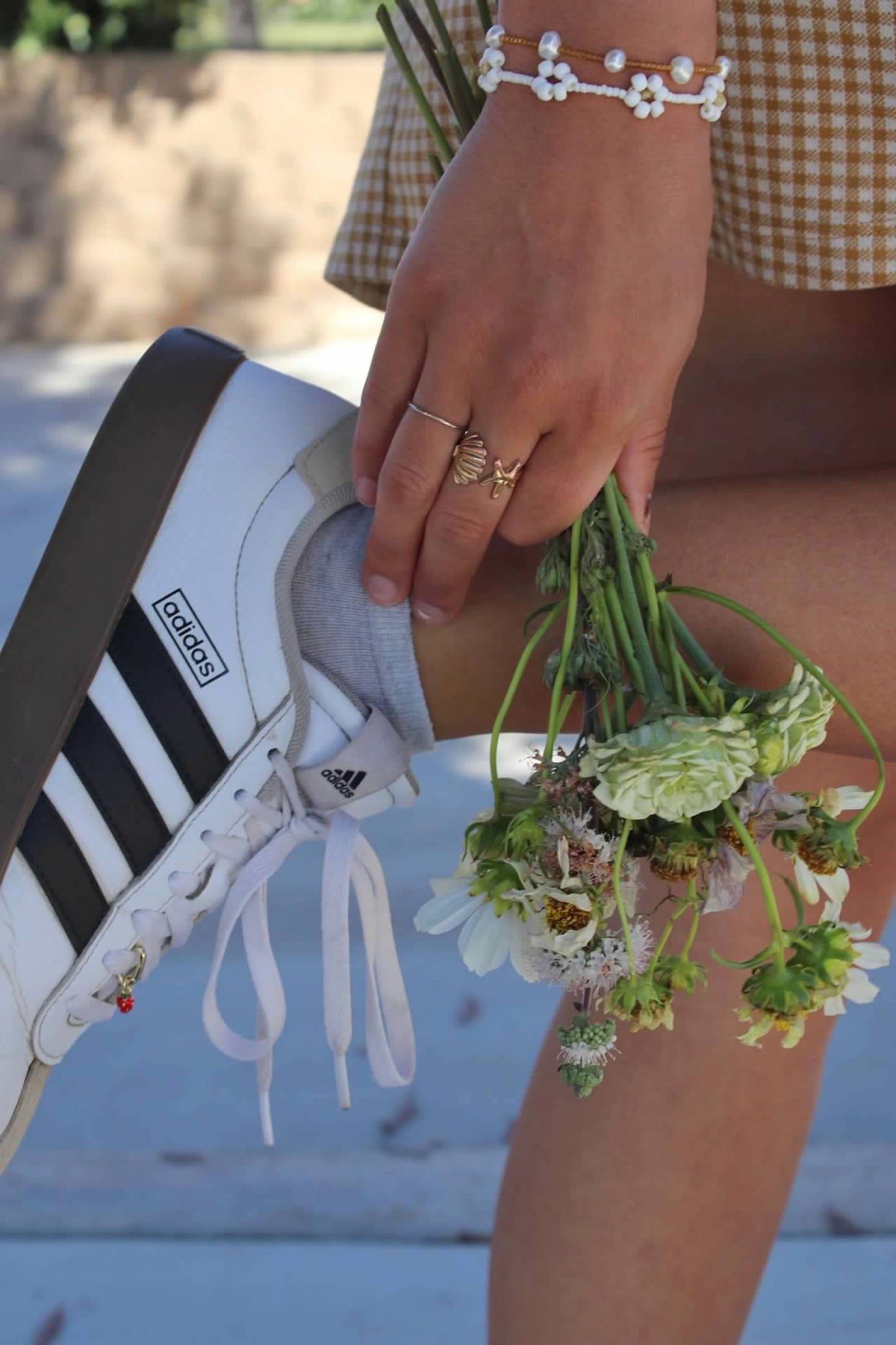 Strawberry shoe charm