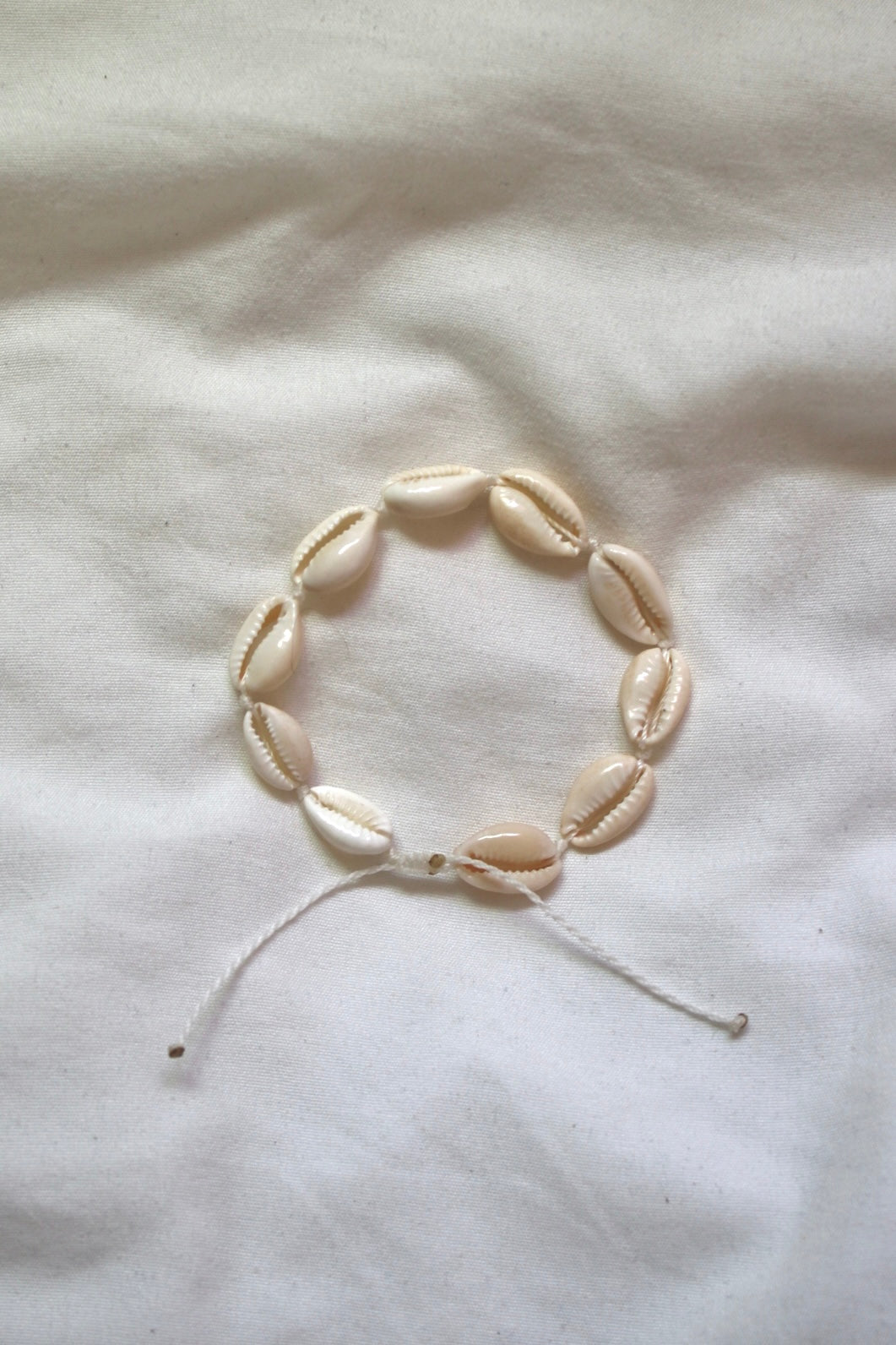 Cowrie shell bracelet